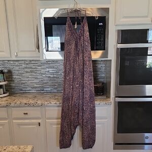 Women's Boho Print Harem Jumpsuit